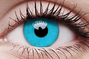 Sky Blue - One Day Colored Crazy Contact Lenses
